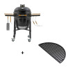 Pack barbecue kamado ONE.66 Monolith + demi-grille en fonte