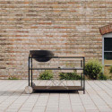 Installation de 2 roues pour cuisine extérieure Fire Kitchen Höfats
