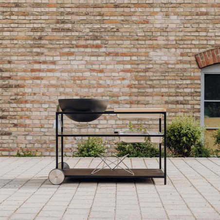 Installation de 2 roues pour cuisine extérieure Fire Kitchen Höfats