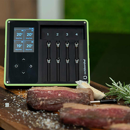 Thermomètre barbecue Easy Check Quadro Outdoorchef pour du boeuf