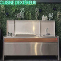 Cuisine extérieure Planet en inox - modèle d'exposition