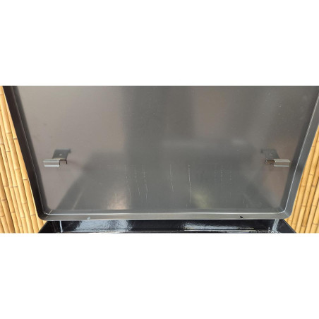 Traces sur le couvercle de la plancha gaz Blueflame LX Campingaz