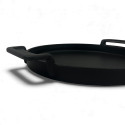 Plancha en fonte barbecue zoom rebord haut