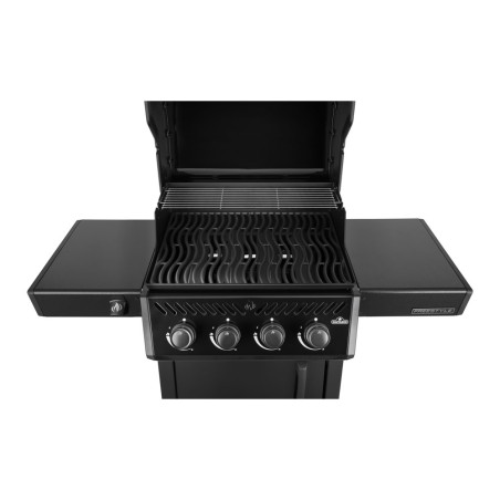 Zoom sur la surface de cuisson du barbecue gaz Freestyle 425 noir Napoléon