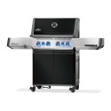 Barbecue gaz Prestige 500 noir Napoléon de profil