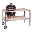 Table en teck kamado Monolith