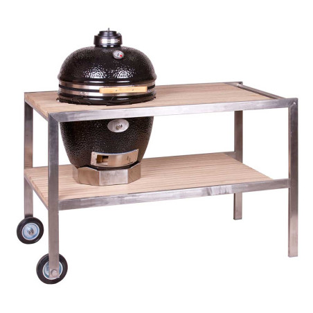 Table en teck kamado Monolith