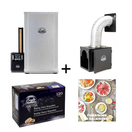 Pack fumoir électrique 4 étages Bradley Smoker