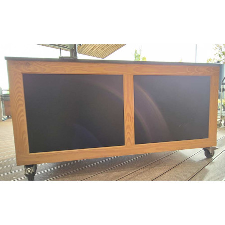 Cuisine extérieure Lulu la Nantaise pour plancha - modèle de démonstration - vue de derrière