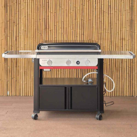 Modèle d'expo - plancha gaz Weber Slate 76 cm sur chariot