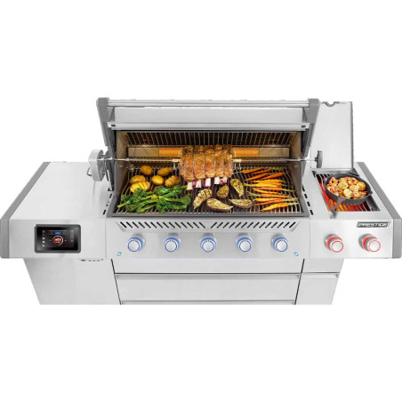 Surface de cuisson du barbecue gaz Prestige PRO 665 Napoléon