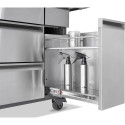 Barbecue gaz Prestige PRO 665 en inox Napoléon - tiroirs latéraux