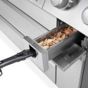 Barbecue gaz Prestige PRO 665 en inox Napoléon - boitier de fumage