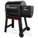 barbecue à pellets Smoque 500 Weber - latéral droit