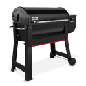 barbecue à pellets Smoque 500 XL Weber - latéral gauche