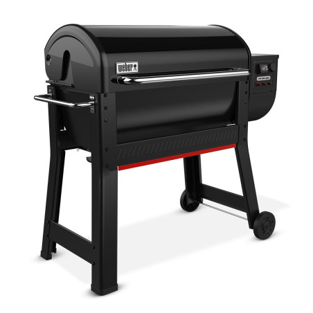 barbecue à pellets Smoque 500 XL Weber - latéral gauche