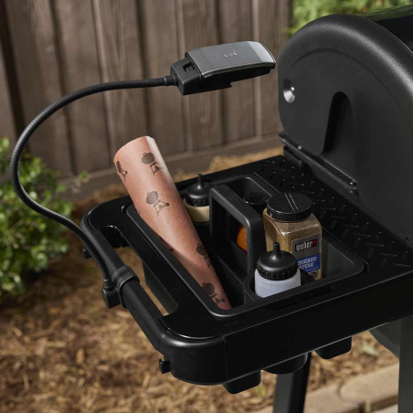 Boîte Compartimentée Weber WORKS - Extérieur rangée barbecue latéral gauche