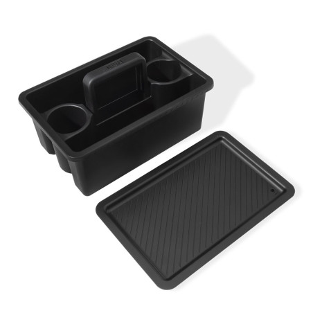 Boîte Compartimentée Weber WORKS - Studio latéral gauche poignée ouverte avec couvercle