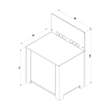 Modulo Plancha Sauge Eno - dimension