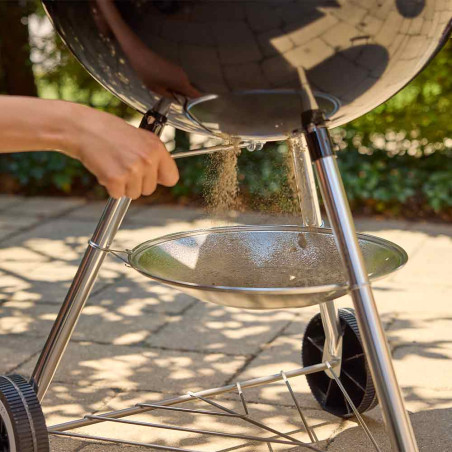 Barbecue charbon Original Kettle 57 cm noir Weber - coupelle à cendres