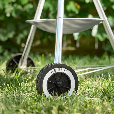 Barbecue charbon Original Kettle 57 cm noir Weber - roues