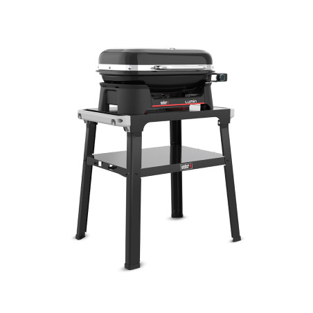 LUMIN Stand Noir + Plancha 2026 Weber - Studio latéral droit