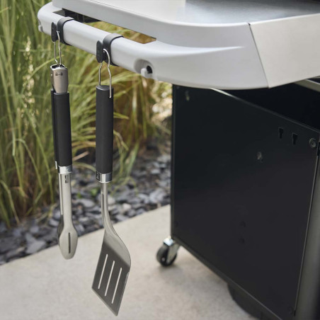 GENESIS E-315W + Plancha Weber - porte ustensiles