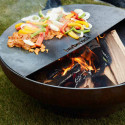 Brasero corten Jack  75cm H 30cm Barbecook - Cuisson