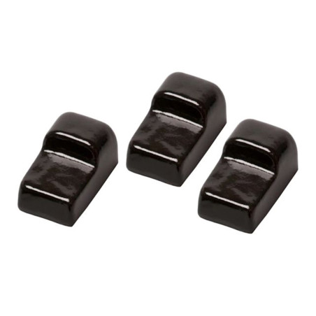 Lot 3 Pieds en Ceramique Noir Avangarde Monolith - Studio