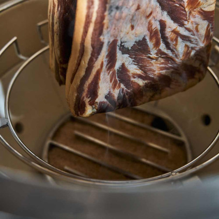 Smoker Set 55 Générateur de fumée Monolith - viande proche