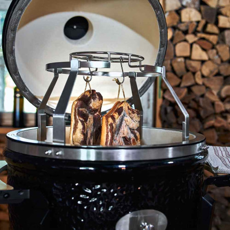 Smoker Set 55 Générateur de fumée Monolith - viande face