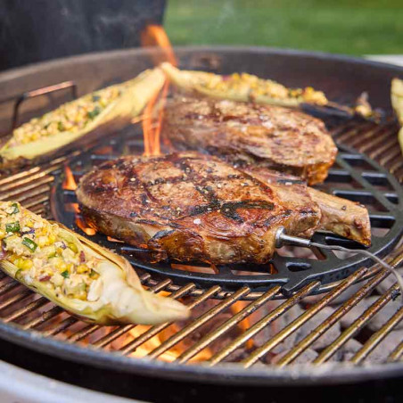 Barbecue charbon Performer Smart 57 cm 2026 Weber - viande