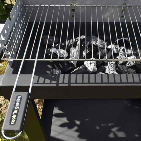 Grille chromée 57x30 cm Cook'In Garden - Extérieure