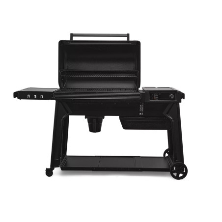 Barbecue à Pellets WOODRIDGE PRO traeger - Studio face ouvert