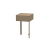 Module plateau angle acier Taupe LeMarquier - Studio