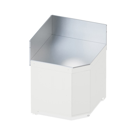 Plateau Inox Angle 80x80 pour cuisine Sauge - Eno