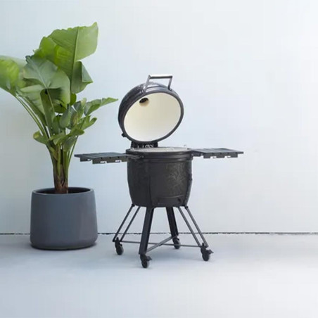 Kamado KAMAL 2.0 Noir Mat Diam 46 cm Barbecook - Extérieure