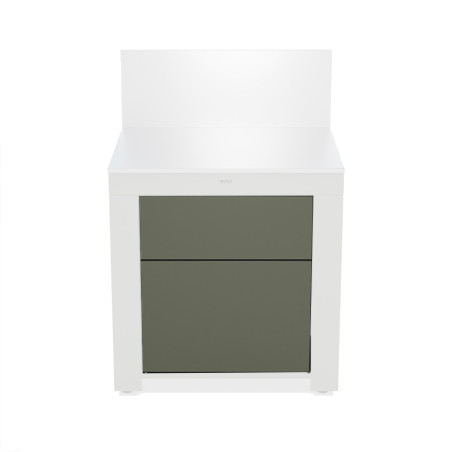 Ensemble 2 tiroirs façade Sauge - Eno