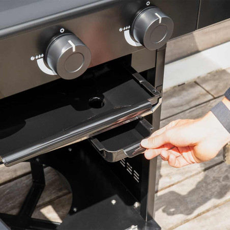 barbecue gaz Heat-C 335 Outdoorchef - bac à graisses amovible