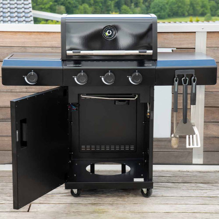 barbecue gaz Heat-C 335 Outdoorchef - porte ouverte