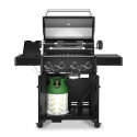 Barbecue gaz Crown 490 Shadow Broil King - face ouvert
