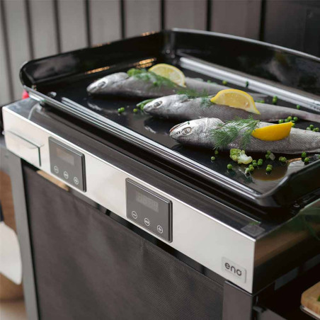 Plancha électrique ENO Initial 65 sur chariot - surface de cuisson