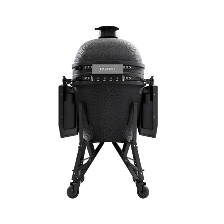 Barbecue kamado Core Large ø49cm sur chariot Graphite BSTRD - vue arrière