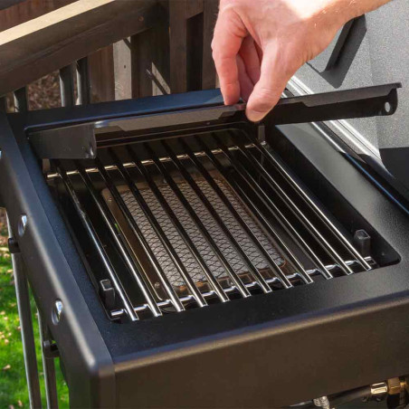Barbecue gaz Baron 490 Shadow IRX Broil King - brûleur latéral infrarouge