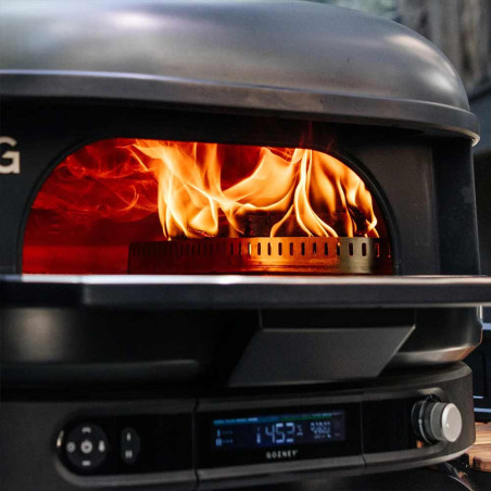 Four a pizza Dome Gen 2.0 Dual Fuel Off Black Gozney - Feu