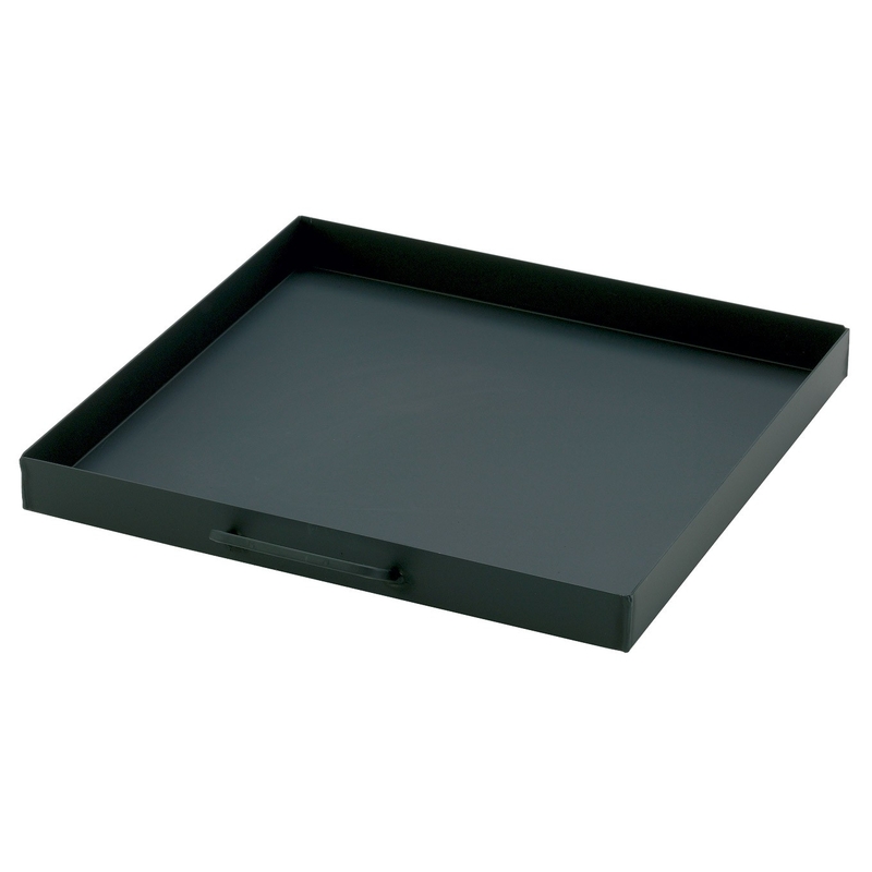 Bac de récupération de cendres EDGA 35 x 35cm Bac à cendres petit modèle pour cheminée: : Cuisine