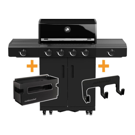 Accessoires inclus avec le barbecue gaz Heat-C 435 Outdoorchef