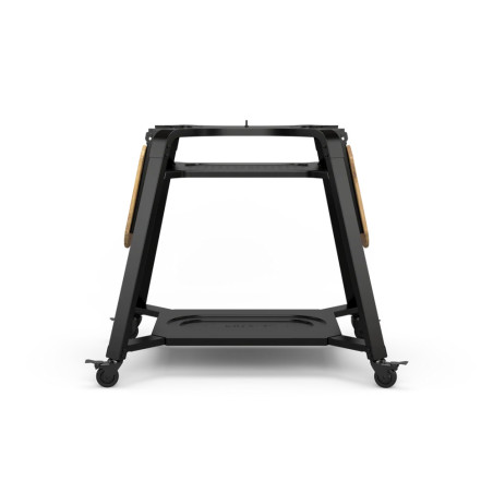 Chariot pour four à pizza Dôme et Dôme XL Gozney avec tablettes pliées