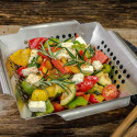 Légumes cuits dans le panier en inox Grillfürst