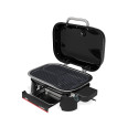 Barbecue électrique Lumin Compact noir Weber - ouvert